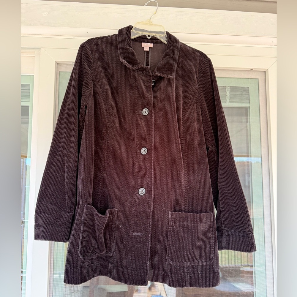 J. Jill Corduroy Jacket - Soft Black